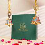 Antique Hanging Bell with Brass Candle