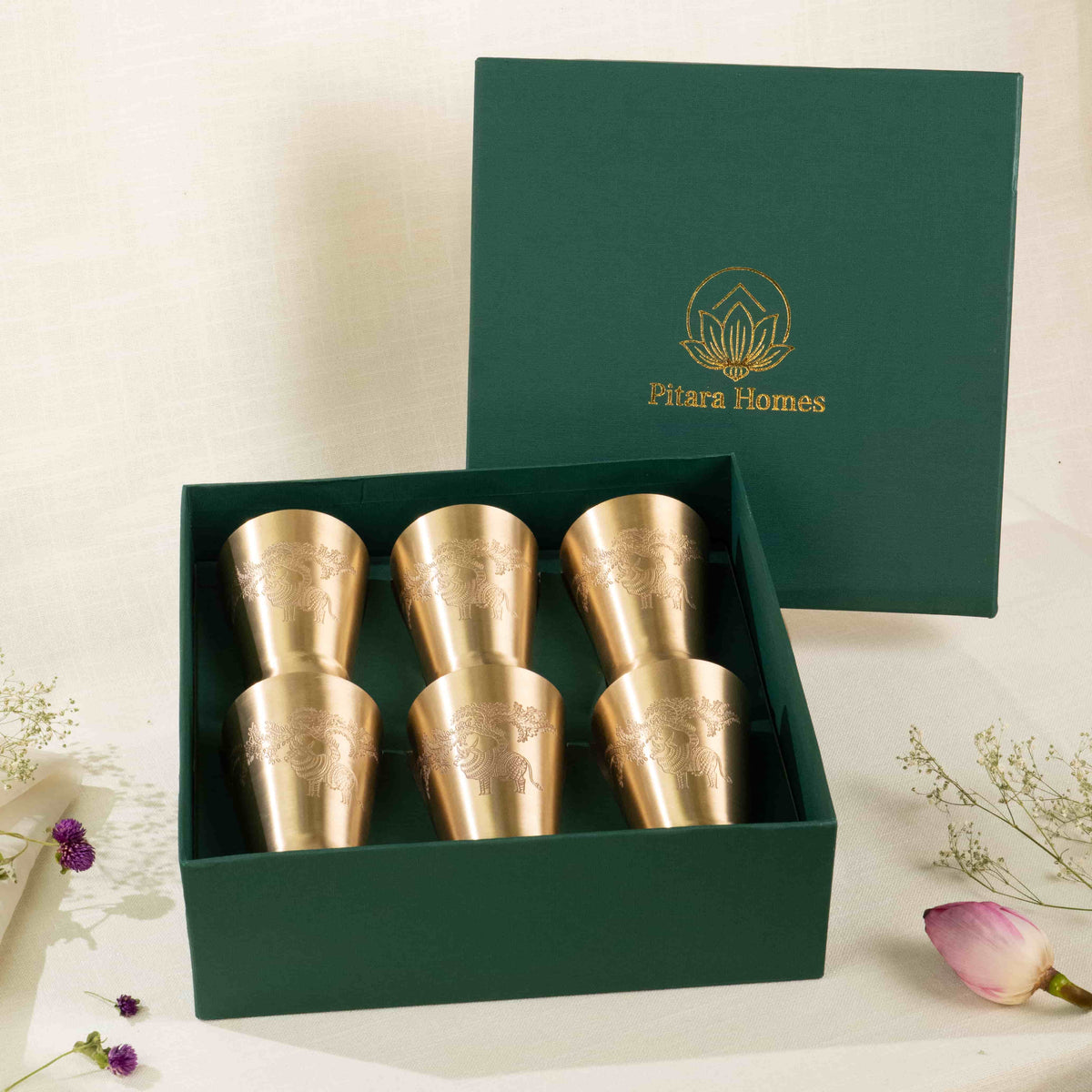 Nandi's Grove Kansa Glass Gift Box