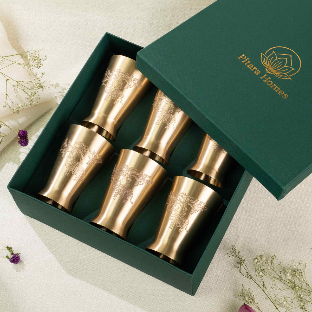 Nandi's Grove Kansa Glass Gift Box