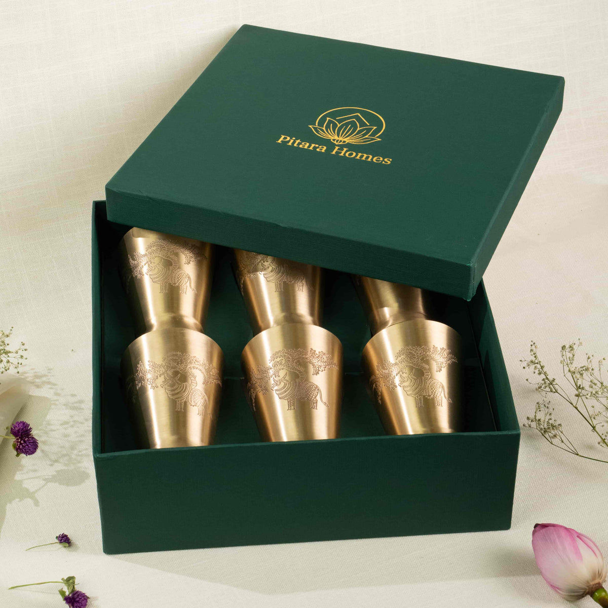 Nandi's Grove Kansa Glass Gift Box