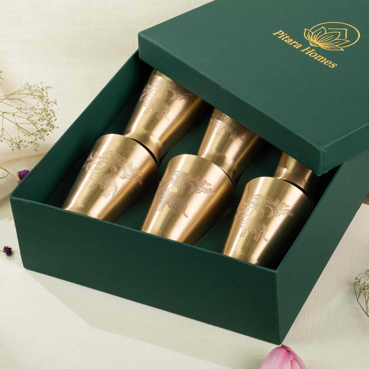 Nandi's Grove Kansa Glass Gift Box