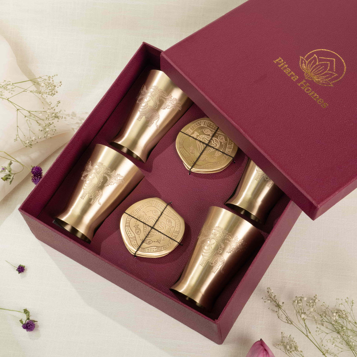 Nandi's Grove Kansa Glass Gift Box