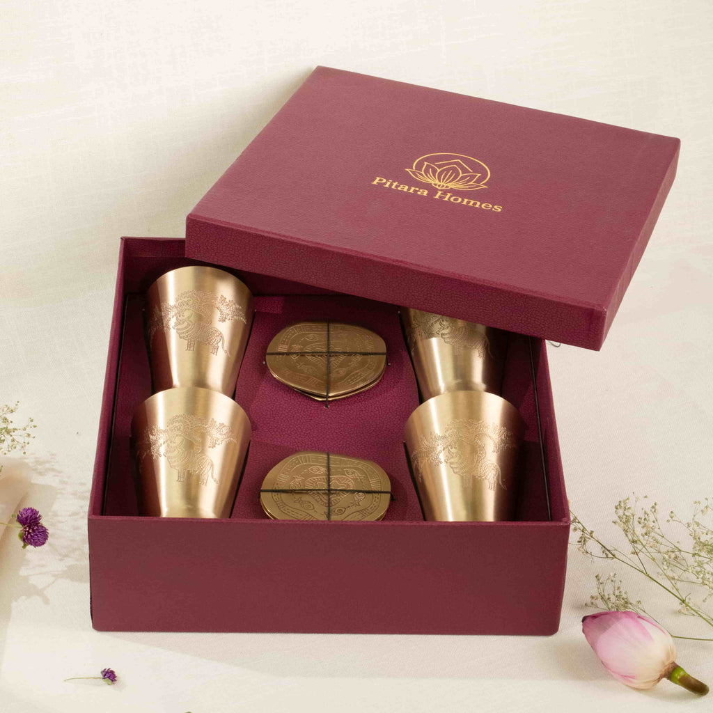 Nandi's Grove Kansa Glass Gift Box