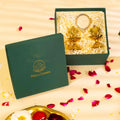 Premium Shank Chakra Diya with Brass candle