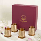 Amber Pakshi Glasses & Jal Katha Coasters Gift Set