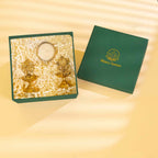 Premium Shank Chakra Diya with Brass candle