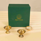 Elegant Devdas diya with Brass candle