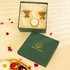 Elegant Devdas diya with Brass candle