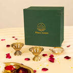 Elegant Devdas diya with Brass candle