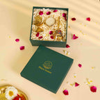 Divine Meenakari bell with Diya & Brass Candle
