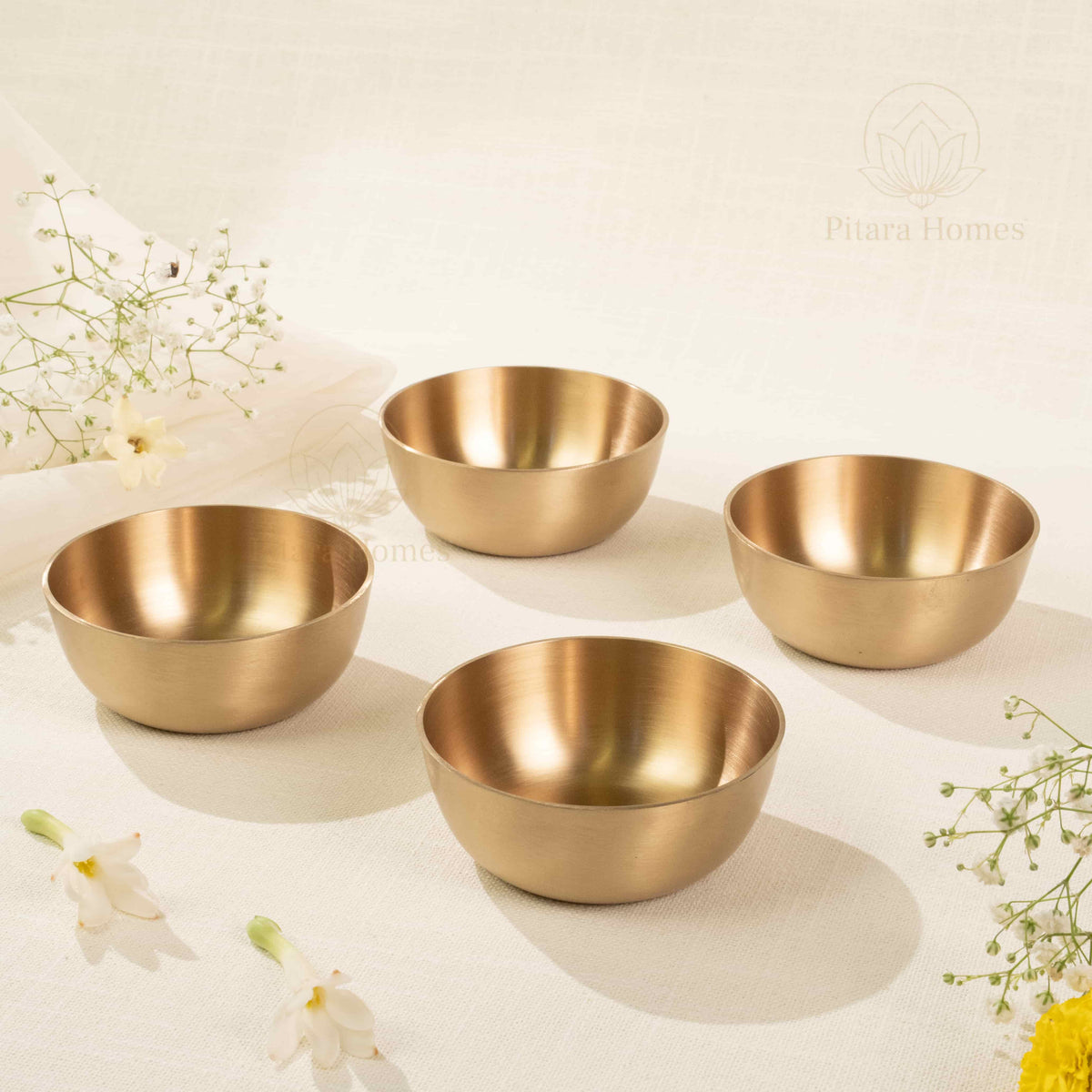 Pure Kansa/Bronze Katori (Set)