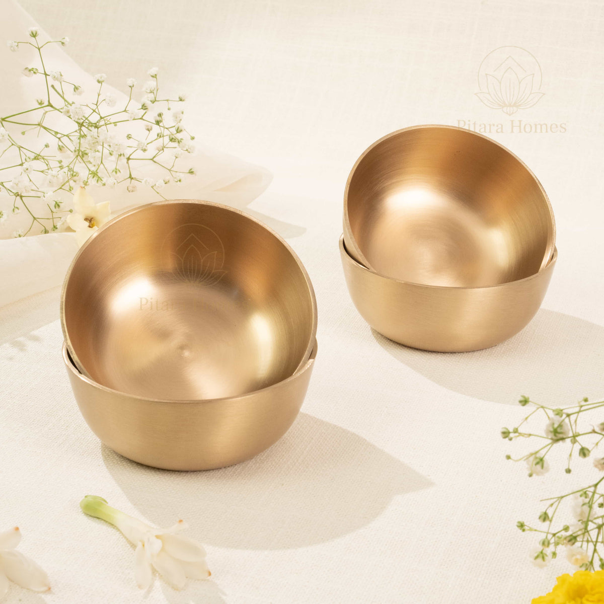Pure Kansa/Bronze Katori (Set)