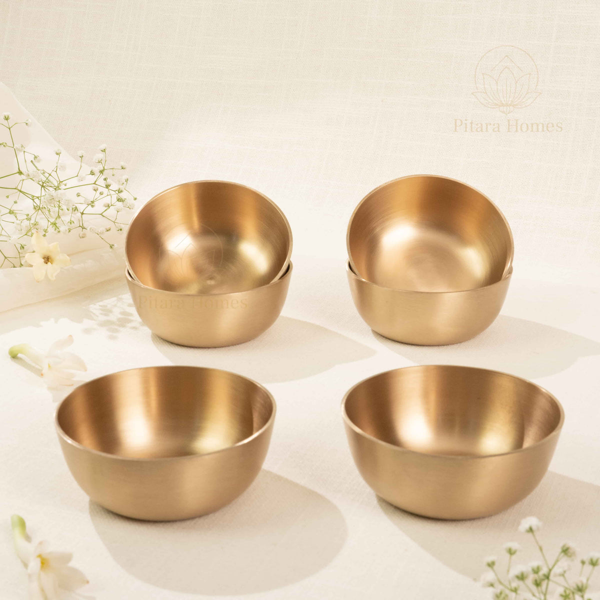 Pure Kansa/Bronze Katori (Set)
