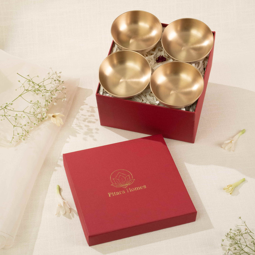 Pure Kansa/Bronze Katori (Set)