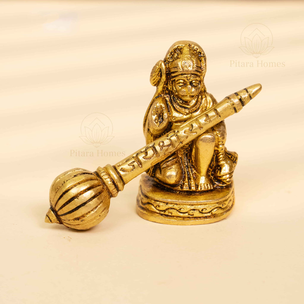 Pure Brass Hanumanji Idol