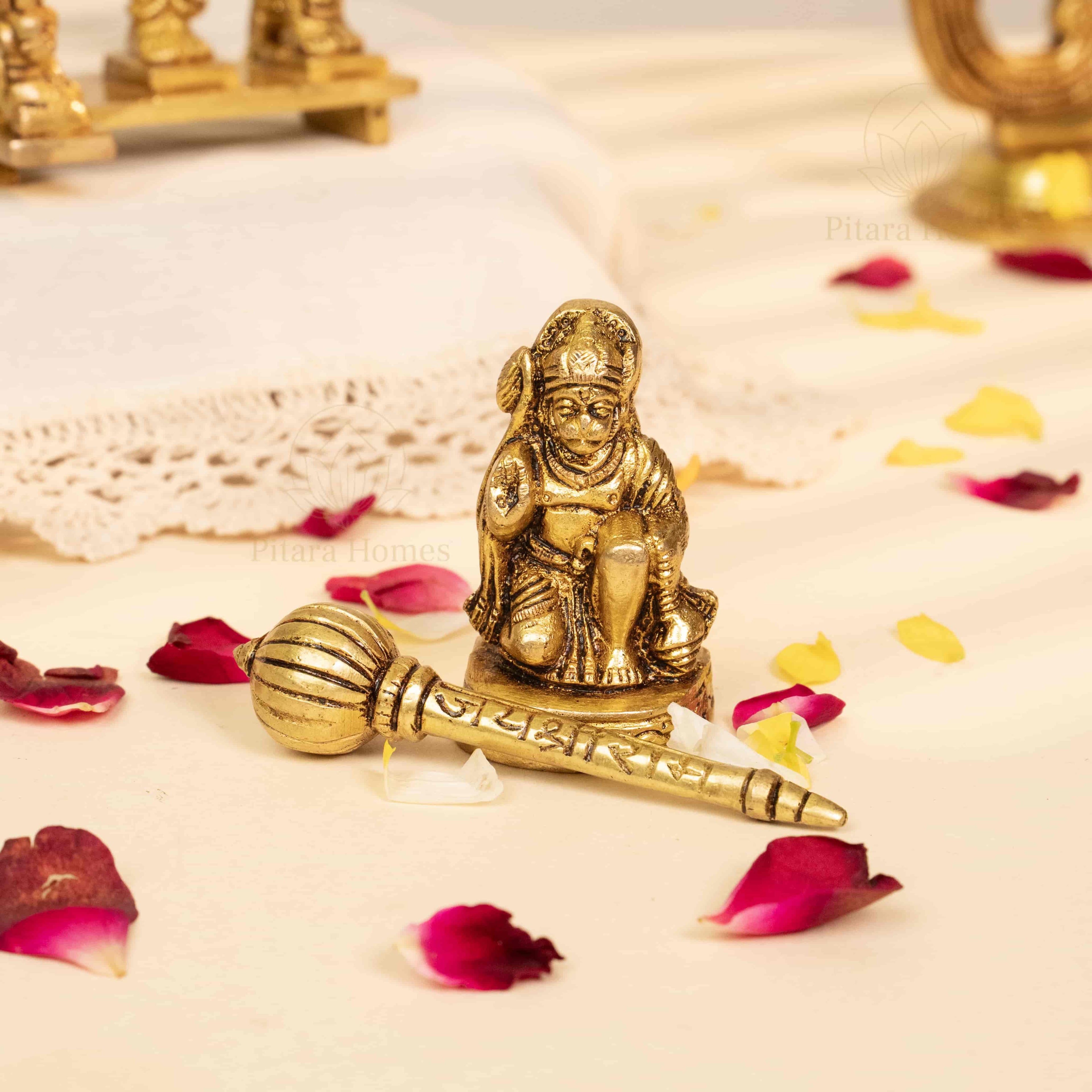 Pure Brass Hanumanji Idol