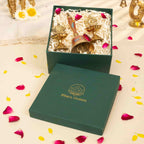 Grand Brass Hand Bell with Shankh-Chakra Diya set