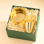 Glossy Finish Brass Coffee Premium Style
