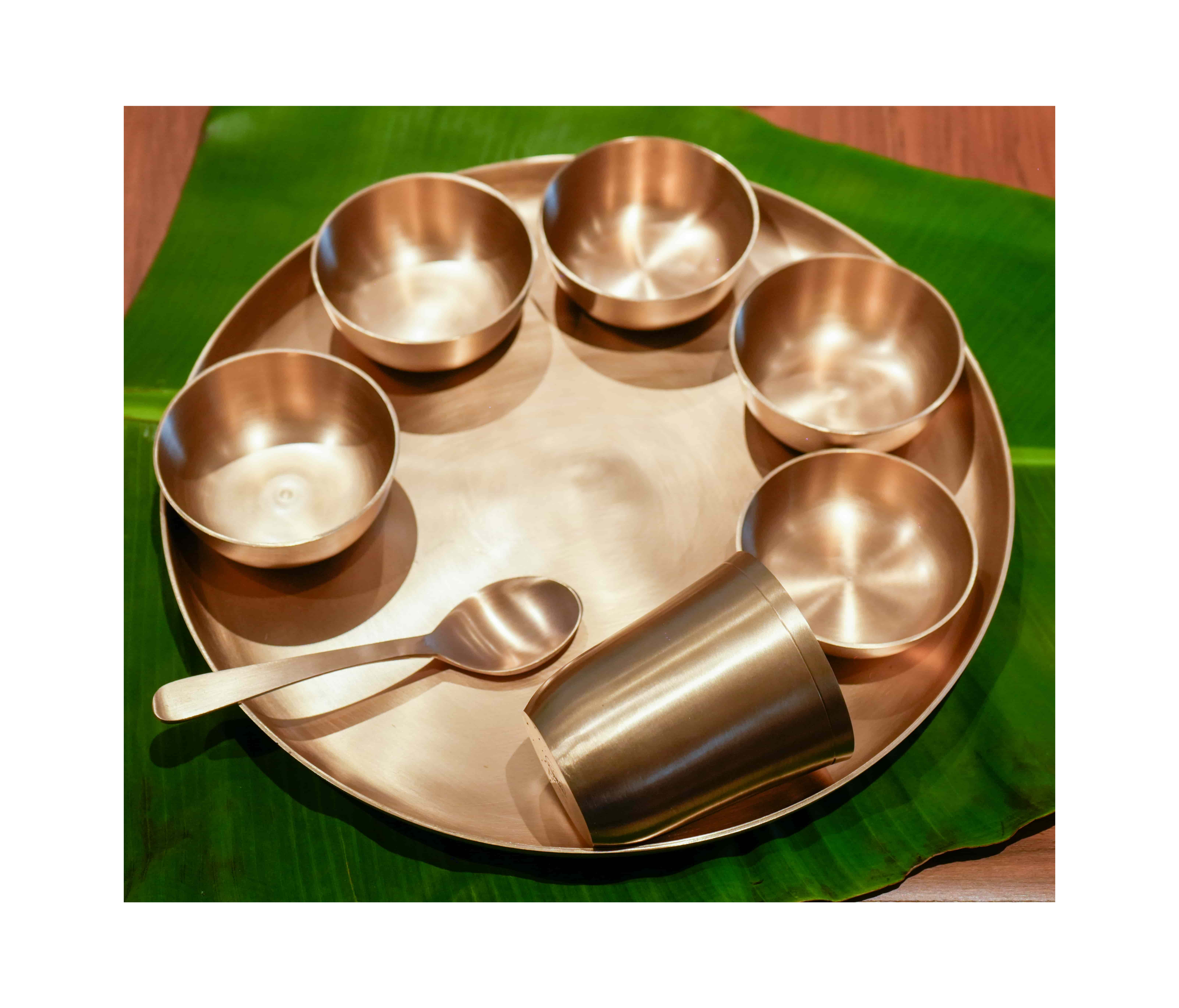 Maharaja Premium Kansa(Bronze) Thali set
