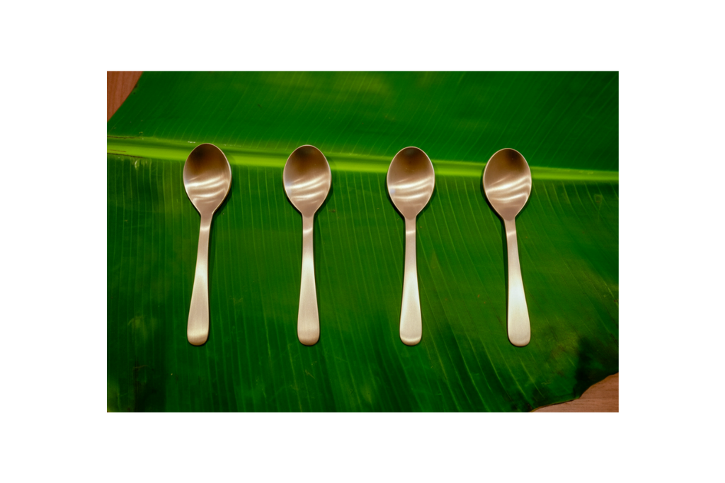 Pure Kansa(Bronze) Eating spoon (Set)