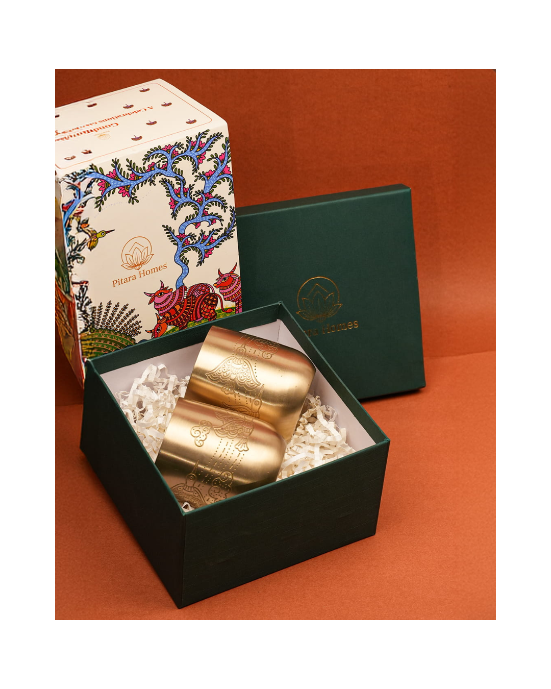 Ambar Pakshi Pure Brass Glass