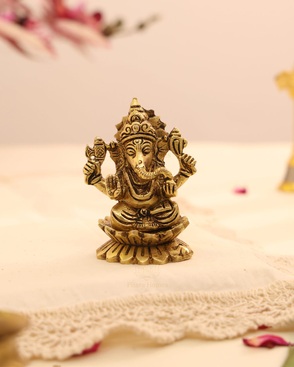 Pure Brass Ganeshji Idol