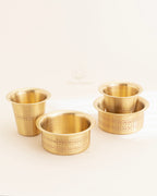 Pure Brass Matt coffee filter
