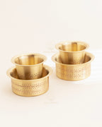 Pure Brass Matt coffee filter
