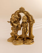 Pure Brass Radha Krishna Idol