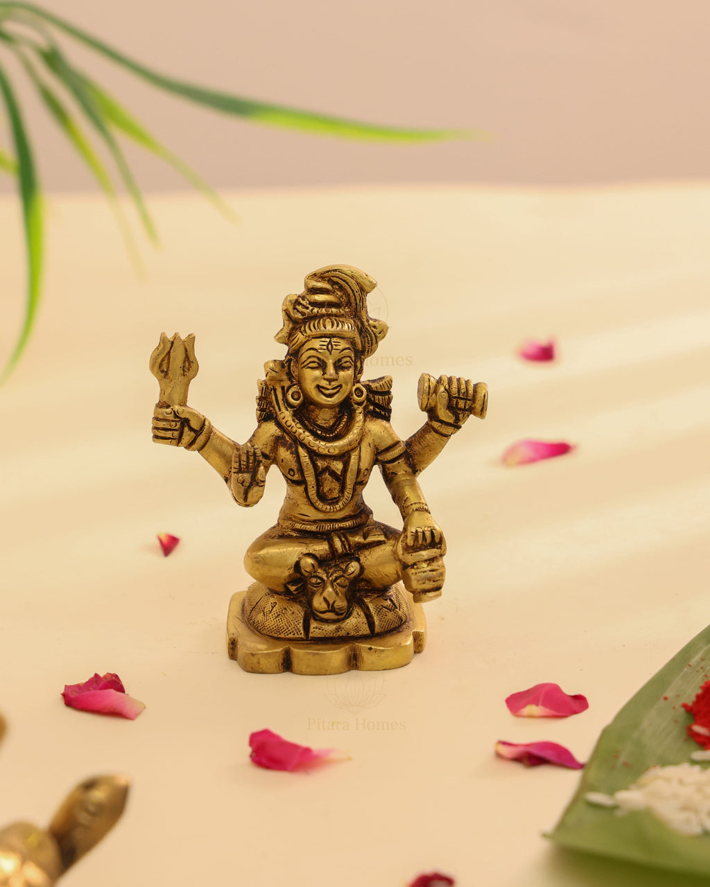 Pure Brass Shiva Idol