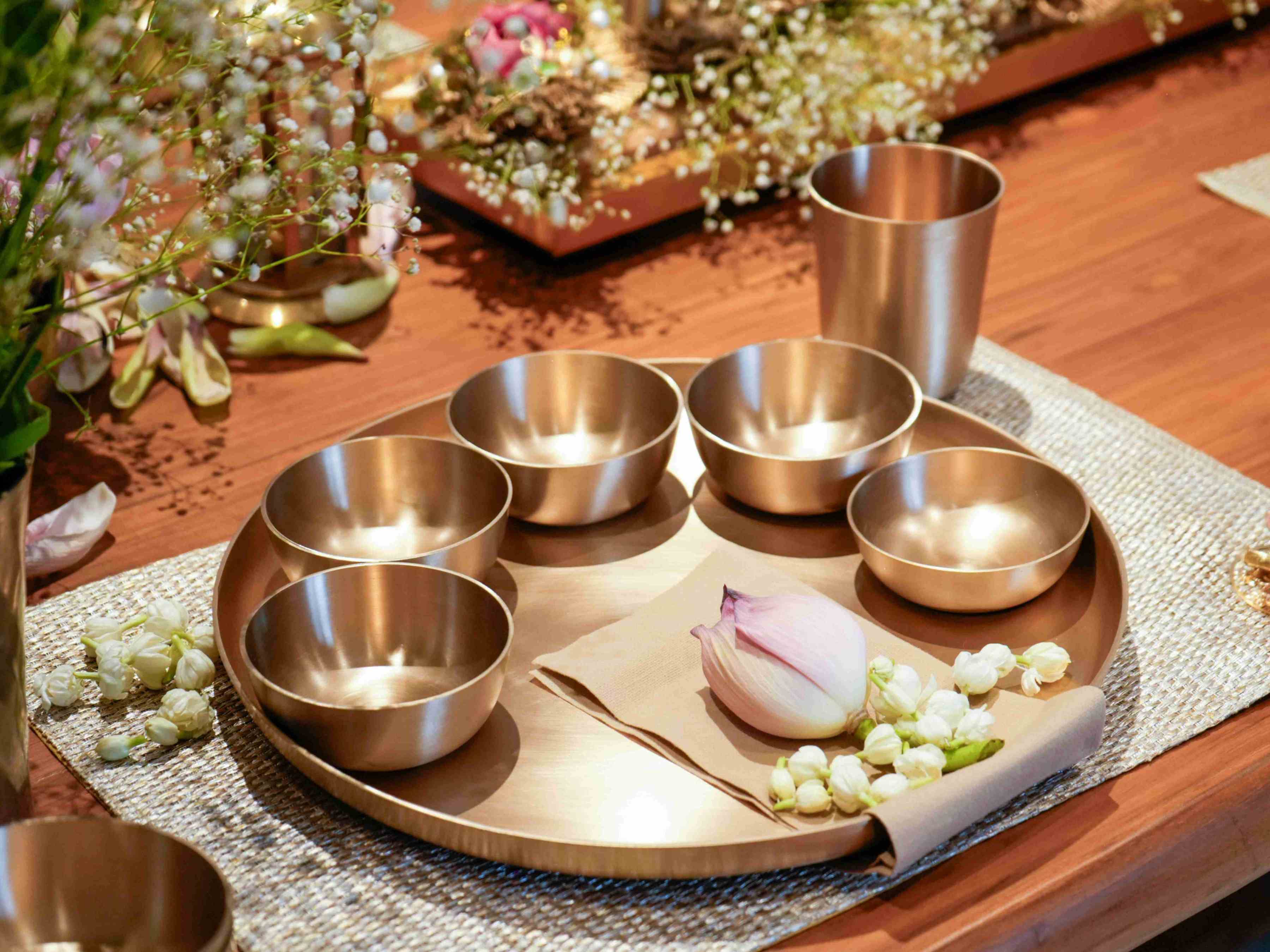 Maharaja Premium Kansa(Bronze) Thali set