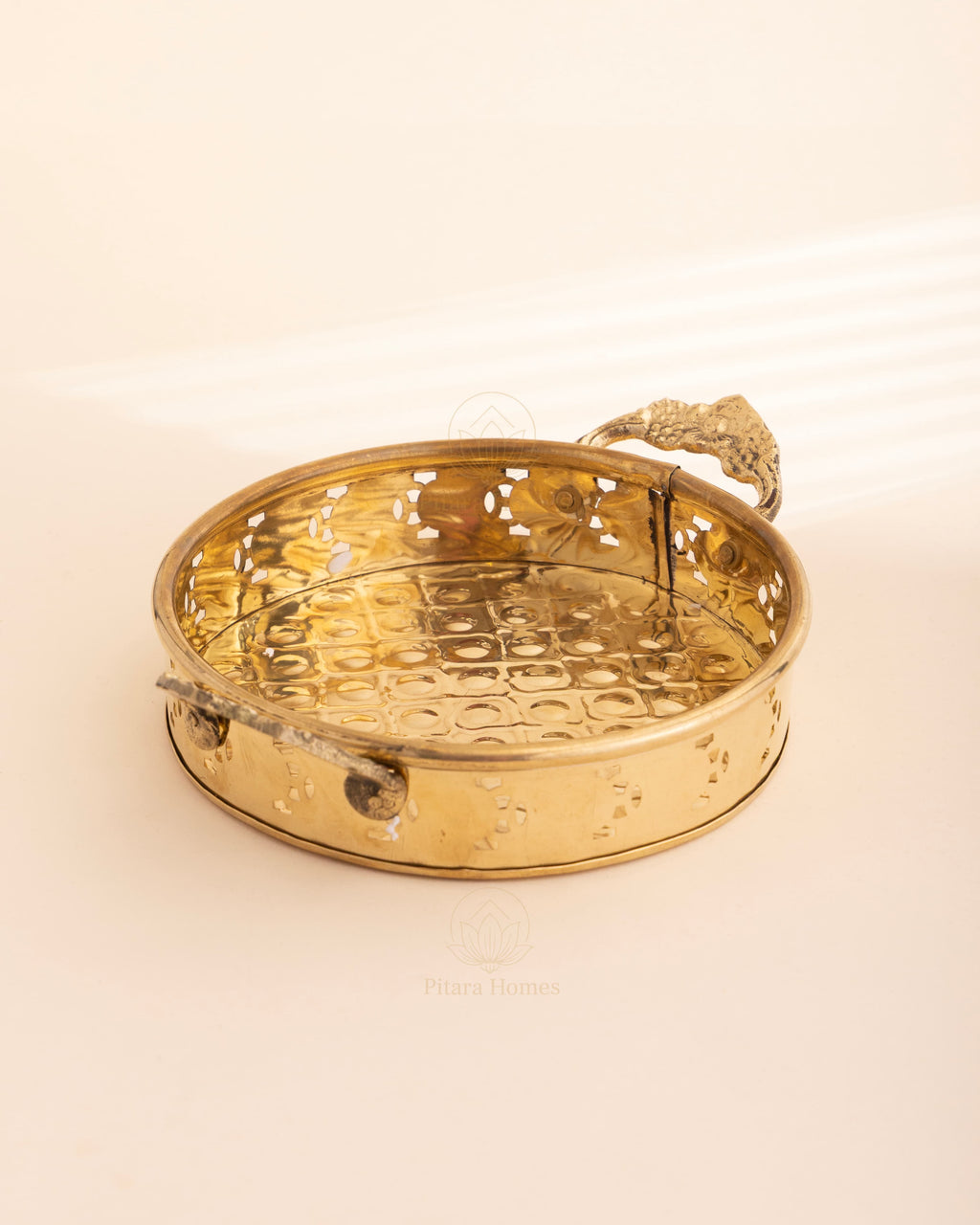 Pure Brass Flower Basket