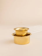 Pure Brass Glossy coffee filter set