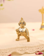 Pure Brass Laddu Gopalji Idol