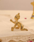 Pure Brass Laddu Gopalji Idol