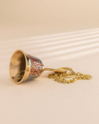 Pure Brass Elephant Meenakari Hanging bell