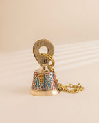 Pure Brass Elephant Meenakari Hanging bell