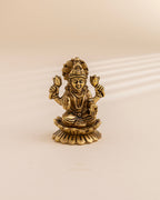 Pure Brass Laxmiji Idol