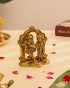 Pure Brass Radha Krishna Idol