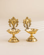 Pure Brass Shank Deepak - 2