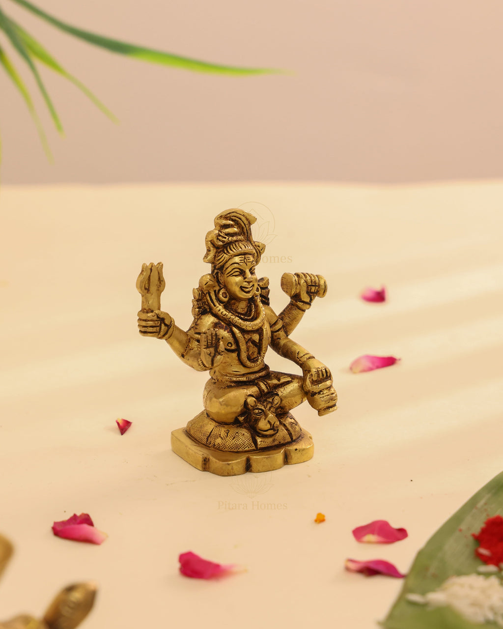 Pure Brass Shiva Idol