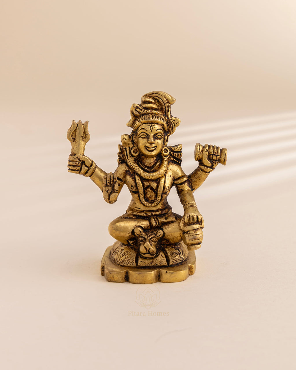 Pure Brass Shiva Idol