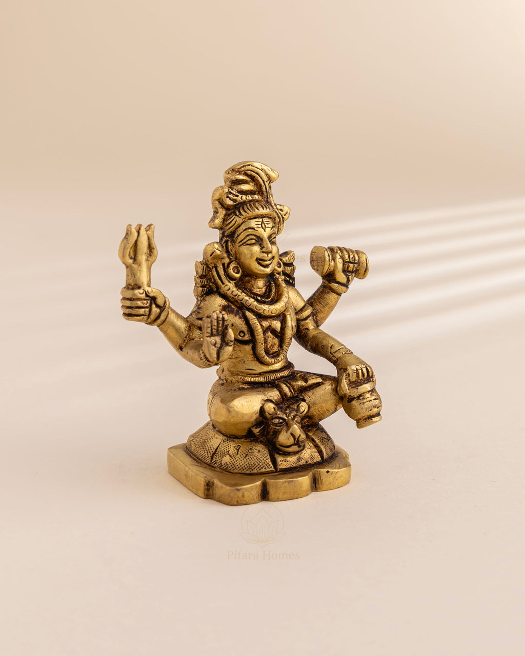 Pure Brass Shiva Idol