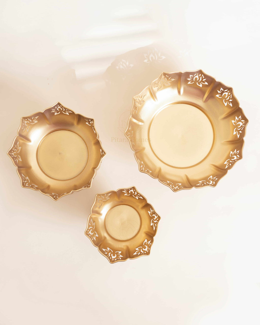 Premium Taj bowl golden- Set of 3