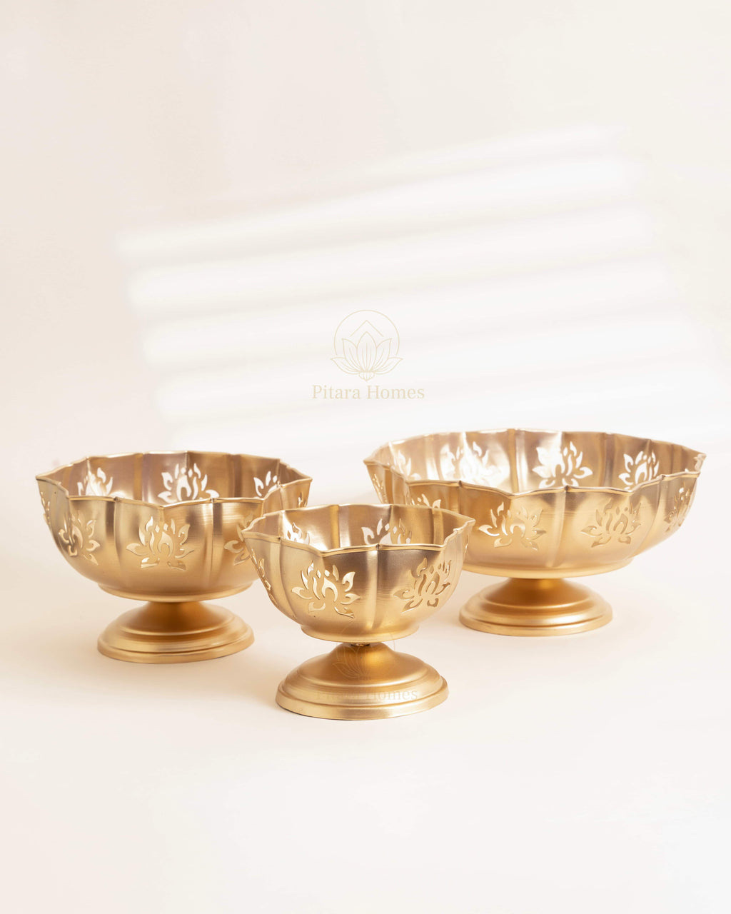 Premium Taj bowl golden- Set of 3